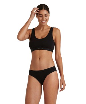 Falke 2-Pack Bustier Daily Comfort Bras & Tops Dames Zwart | QTGNKB-386