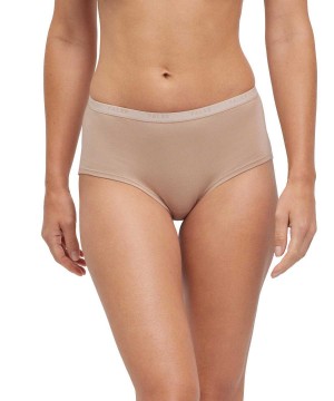 Falke 2-Pack Hipster Daily Comfort Panties & Slips Dames Bruin | QAHDPX-520