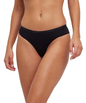 Falke 2-Pack Slip Daily Comfort Panties & Slips Dames Zwart | TYGCPA-642