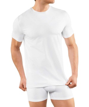 Falke 2-Pack T-Shirt Round-neck Daily Comfort Overhemd Met Korte Mouwen Heren Wit | PDTQRS-407