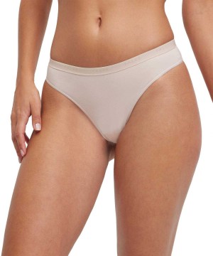 Falke 2-Pack Thong Daily Comfort Panties & Slips Dames Beige | HLASDP-813