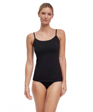 Falke 2-Pack Top Daily Comfort Bras & Tops Dames Zwart | AHGQEW-942