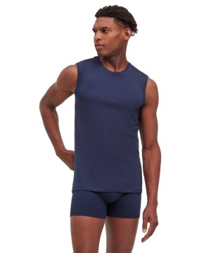 Falke 2-Pack Top Round-neck Daily Comfort Vest Heren Grijs | YTWBMI-512