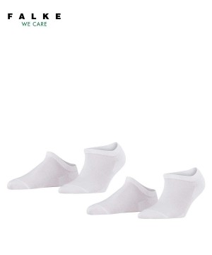 Falke Active Breeze 2-Pack Sneaker socks Sokken Dames Wit | ZDWTCH-489