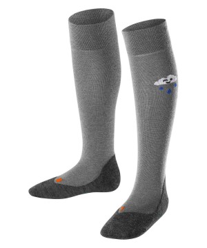 Falke Active Rainboot Knee-high Socks Sokken Kinderen Grijs | VCAUHN-973