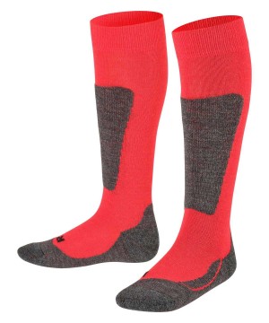 Falke Active Ski Knee-high Socks Sokken Kinderen Rood | EPCFXB-310