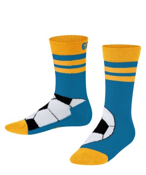 Falke Active Soccer Socks Sokken Kinderen Blauw | LZFXHO-586