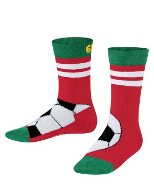 Falke Active Soccer Socks Sokken Kinderen Rood | STEPLD-951