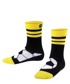 Falke Active Soccer Socks Sokken Kinderen Zwart | PZKYTH-349