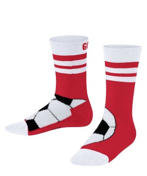 Falke Active Soccer Socks Sokken Kinderen Rood | OIAEDP-973