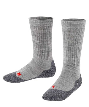 Falke Active Warm Socks Sokken Kinderen Grijs | HTUEOA-319
