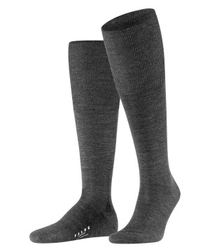 Falke Airport Knee-high Socks Sokken Heren Grijs | LRNHXZ-983