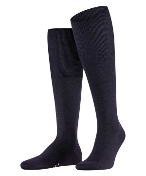 Falke Airport Knee-high Socks Sokken Heren Blauw | KNMLTU-697