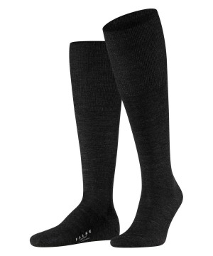 Falke Airport Knee-high Socks Sokken Heren Grijs | CUXFPN-590