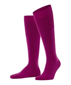 Falke Airport Knee-high Socks Sokken Heren Roze | PHGJKR-463