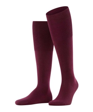 Falke Airport Knee-high Socks Sokken Heren Rood | CGJFRN-984