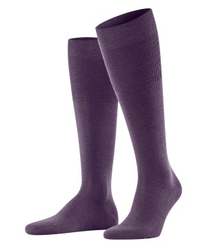 Falke Airport Knee-high Socks Sokken Heren Blauw | TAVJFH-428
