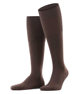 Falke Airport Plus Knee-high Socks Sokken Heren Bruin | XEAPRQ-180
