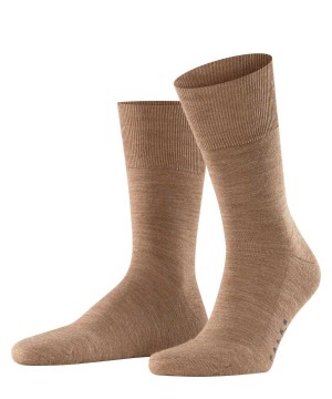 Falke Airport Plus Socks Sokken Heren Bruin | QJIPFA-837
