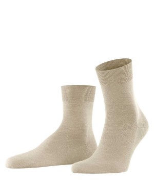 Falke Airport Short sock Sokken Heren Beige | SNOGWC-783