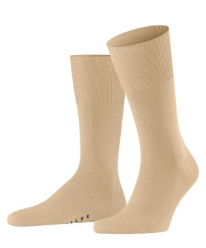 Falke Airport Socks Sokken Heren Beige | QIXLPO-126