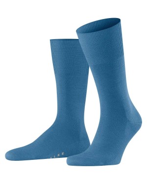 Falke Airport Socks Sokken Heren Blauw | NKAHLT-901