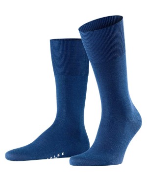 Falke Airport Socks Sokken Heren Blauw | PYOWEK-257