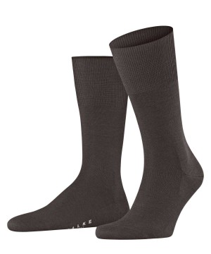 Falke Airport Socks Sokken Heren Bruin | HMCJUI-287
