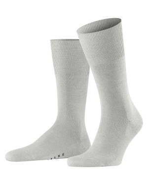 Falke Airport Socks Sokken Heren Grijs | LRDTQH-216