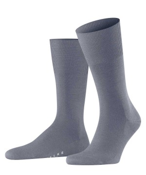 Falke Airport Socks Sokken Heren Grijs | HBTWGV-715