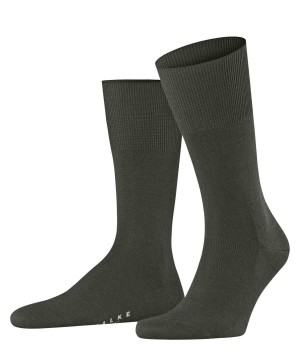 Falke Airport Socks Sokken Heren Groen | DKVLCB-634