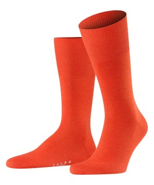 Falke Airport Socks Sokken Heren Oranje | XYBNJA-735