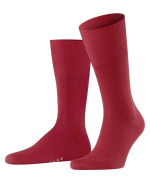 Falke Airport Socks Sokken Heren Rood | ZYFOUV-109