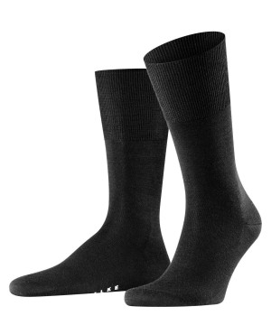 Falke Airport Socks Sokken Heren Zwart | BPXMDU-942