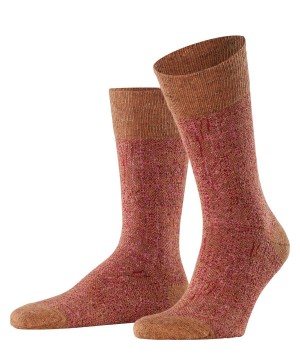 Falke Artisanship Socks Sokken Heren Bruin | XJHADP-291