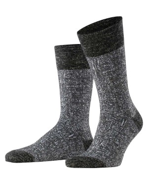 Falke Artisanship Socks Sokken Heren Zwart | MLRBWG-796
