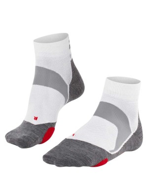 Falke BC5 Endurance Biking Short sock Sports Socks Dames Wit | VSAFRL-324