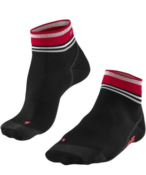 Falke BC Impulse Short Biking Short sock Sports Socks Dames Zwart | KPNAGF-672