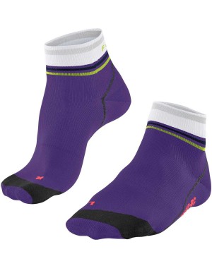Falke BC Impulse Short Biking Short sock Sports Socks Dames Paars | IYNZAW-546
