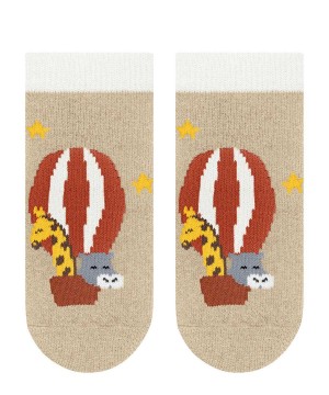 Falke Baby Balloon Animals Slippers House Socks & Slippers Baby Beige | RTYXCK-096