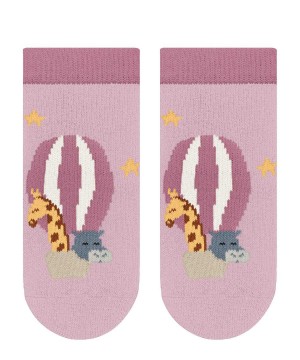 Falke Baby Balloon Animals Slippers House Socks & Slippers Baby Roze | SXRVLN-210