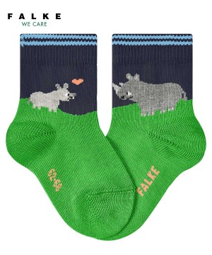 Falke Baby Rhino Love Socks Sokken Baby Blauw | DWUYAT-153