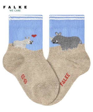 Falke Baby Rhino Love Socks Sokken Baby Blauw | NKHBZT-439