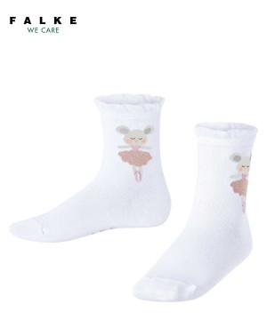 Falke Ballerina Mouse Socks Sokken Kinderen Wit | VLJKCE-247