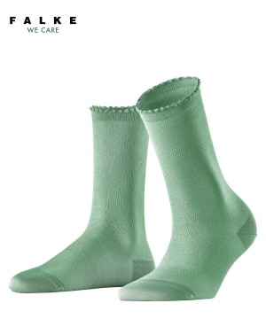 Falke Bold Dot Socks Sokken Dames Groen | APISMR-579