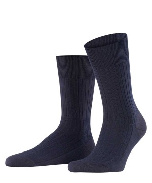 Falke Bristol Pure Socks Sokken Heren Blauw | TDEQIW-697