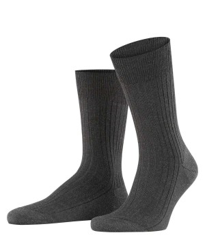 Falke Bristol Pure Socks Sokken Heren Grijs | FBYAMW-937