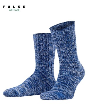 Falke Brooklyn Boot socks Sokken Heren Blauw | LFBODK-851