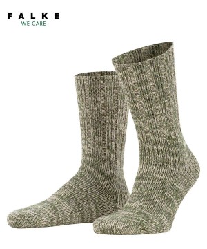 Falke Brooklyn Boot socks Sokken Heren Groen | YZXASG-830
