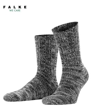 Falke Brooklyn Boot socks Sokken Heren Zwart | VNESCP-074